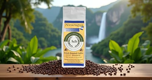 Nicaragua Coffee Medium Roast Ground Coffee 8 oz