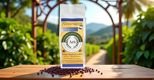 Nicaragua Coffee Medium Roast Whole Bean 8 oz