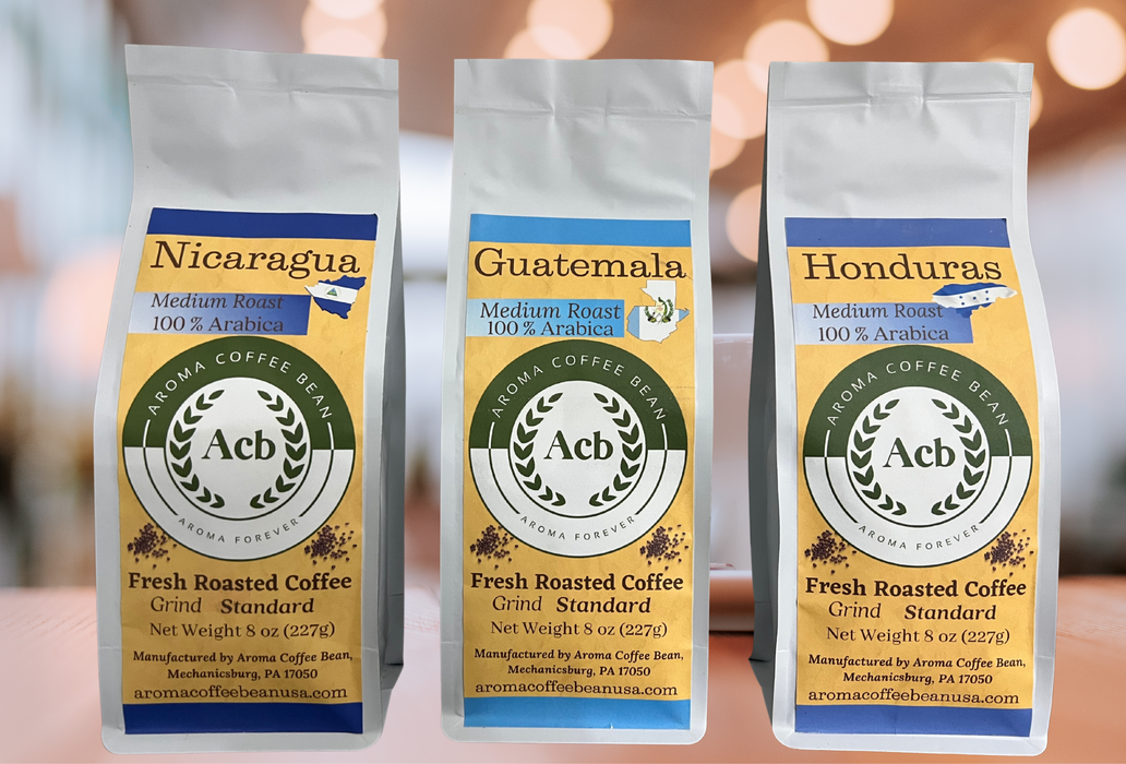 Central American Coffee 3 Variety Pack Ground Coffee