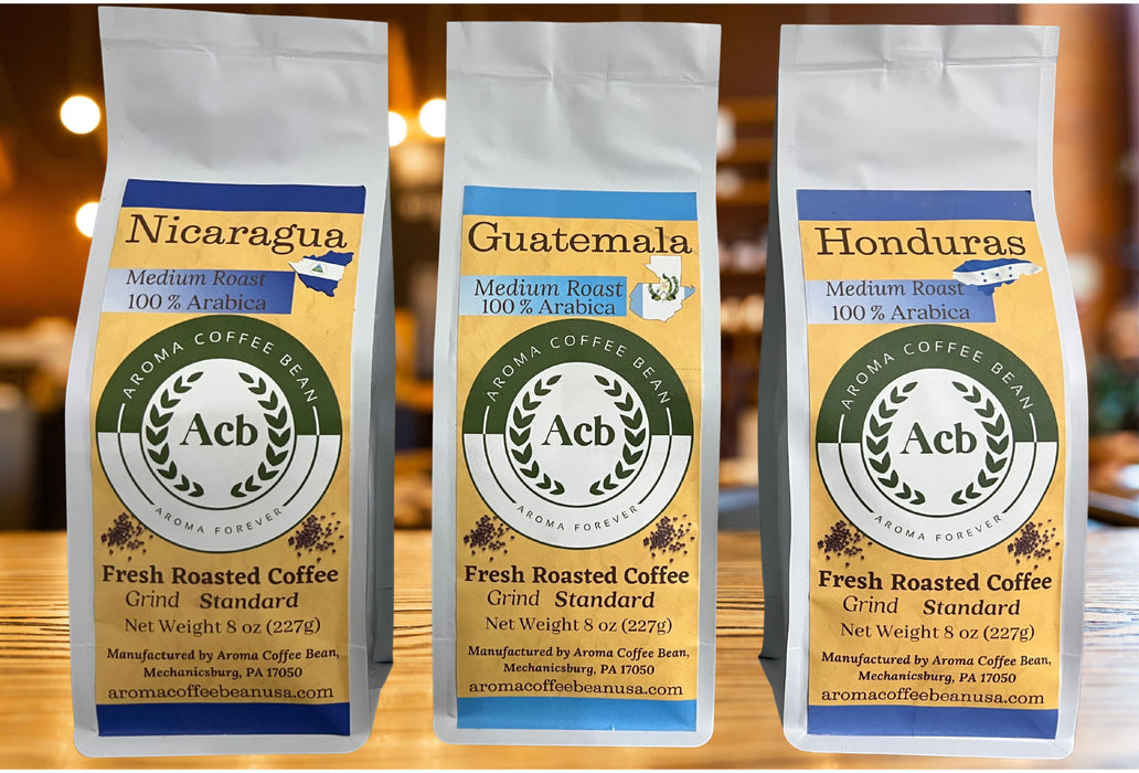 Central American Coffee 3 Variety Pack Ground Coffee
