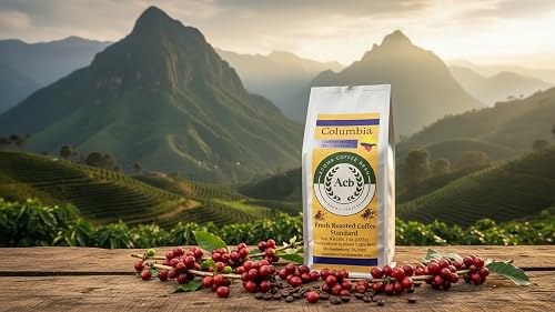 Colombia Coffee Medium Roast Ground Coffee 2 lb Resealable Bag
