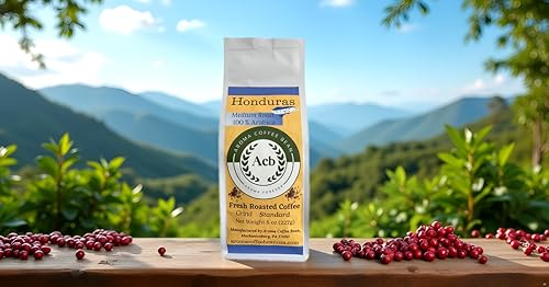 Honduras Coffee Medium Roast Ground Coffee 8 oz