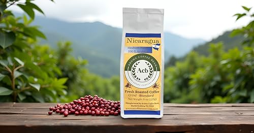 Nicaragua Coffee Medium Roast Ground Coffee 8 oz