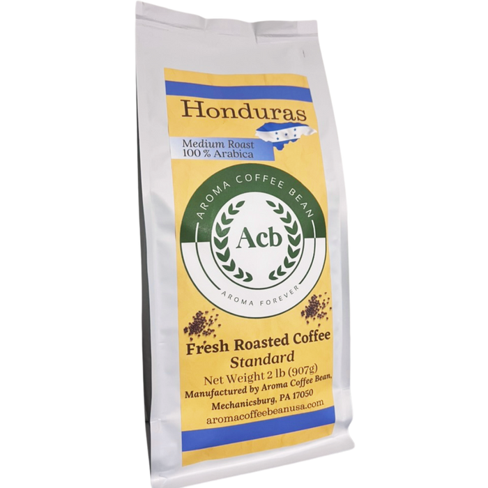 Honduras Coffee Medium Roast Ground Coffee 2 lb Resealable Bag