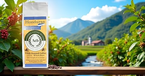 Honduras Coffee Medium Roast Whole Bean 8 oz