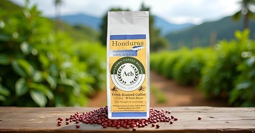 Honduras Coffee Medium Roast Whole Bean 8 oz