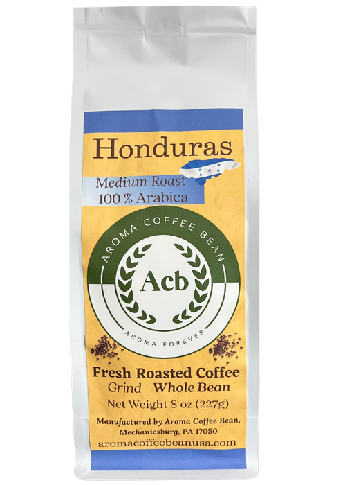 Honduras Coffee Medium Roast Whole Bean 8 oz