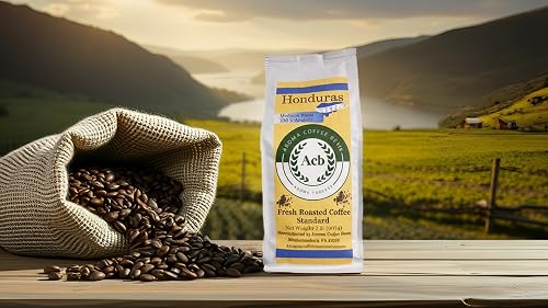 Honduras Coffee Medium Roast Whole Bean 2 lb Resealable Bag