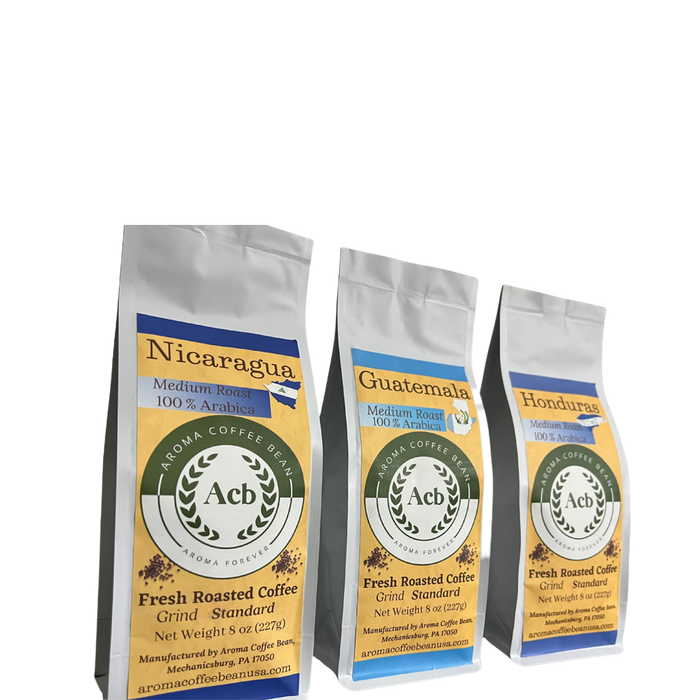 Central American Coffee 3 Variety Pack Ground Coffee