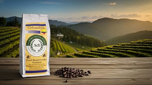 Colombia Coffee Medium Roast Ground Coffee 2 lb Resealable Bag