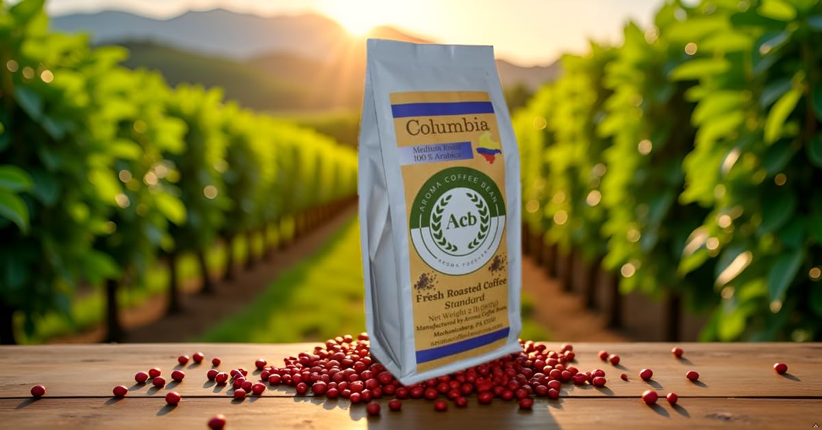 Colombia Coffee Medium Roast Ground Coffee 2 lb